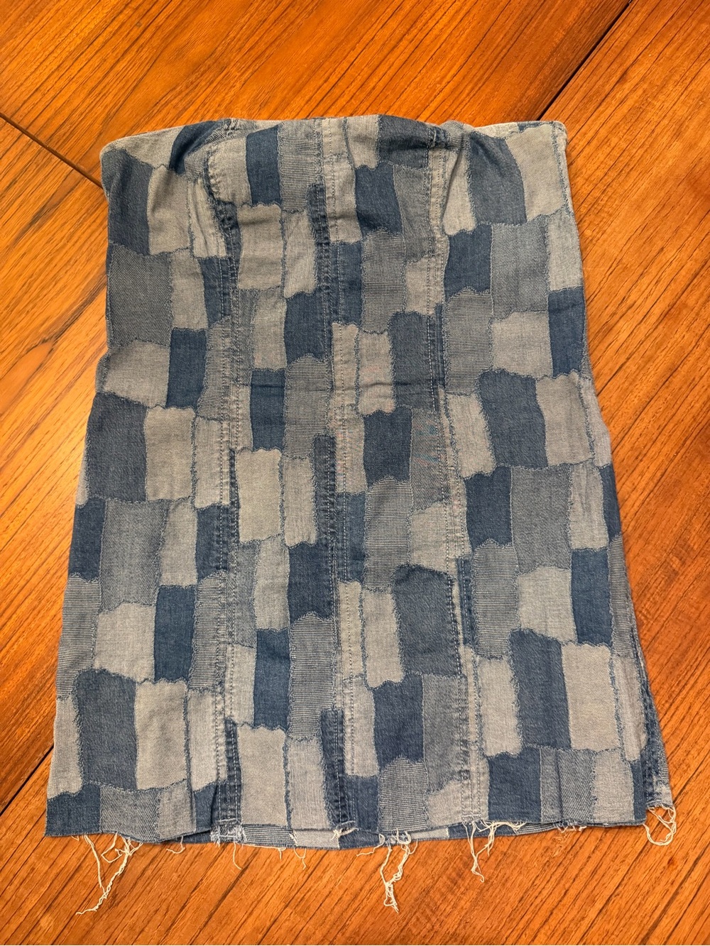 Denim Patchwork Dress